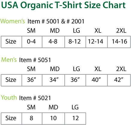 USA-Organic-Size-Chart